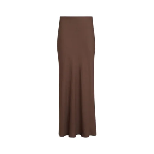 Slit-Detail Maxi Skirt