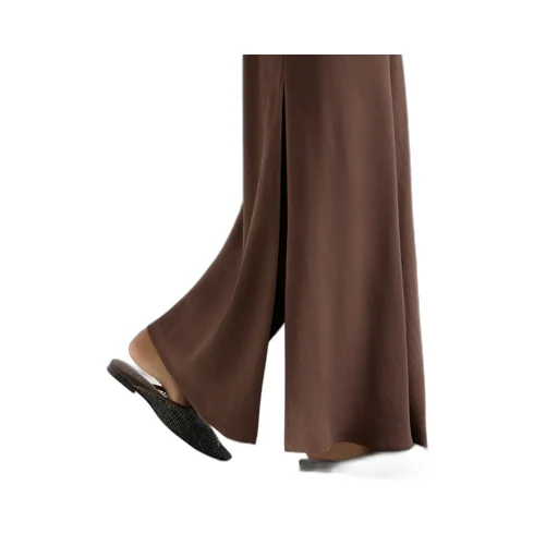 Slit-Detail Maxi Skirt