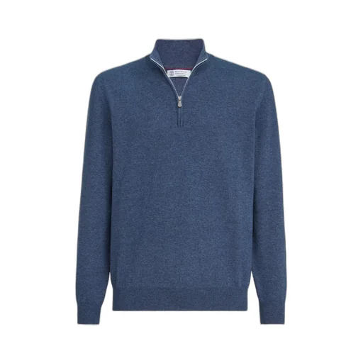 Half-Zip Cashmere Sweater
