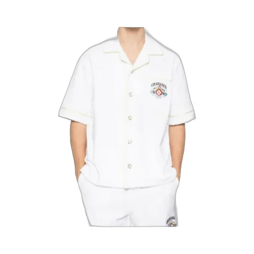 Casablanca Short-Sleeved Towelling Shirt