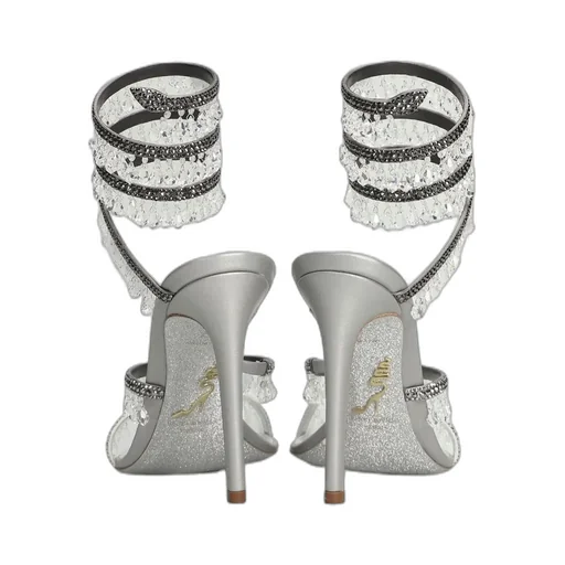 René Caovilla Chandelier Embellished Sandals