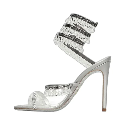 René Caovilla Chandelier Embellished Sandals