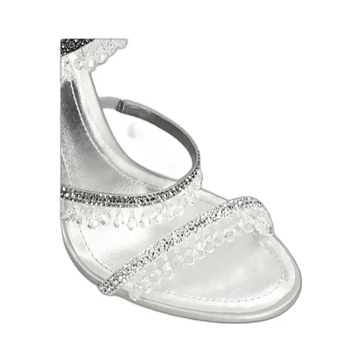 René Caovilla Chandelier Embellished Sandals