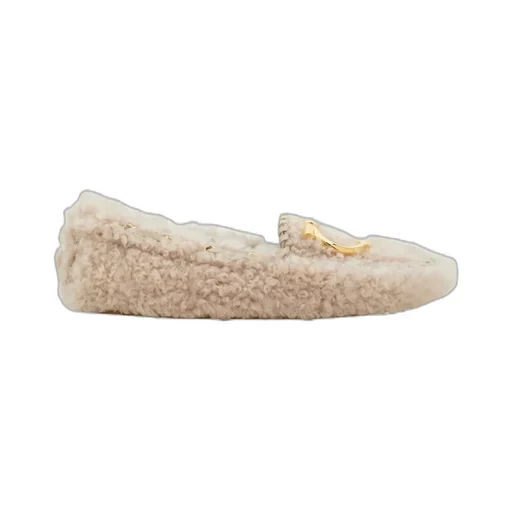 Ferragamo Flat Gancini Driver Loafers