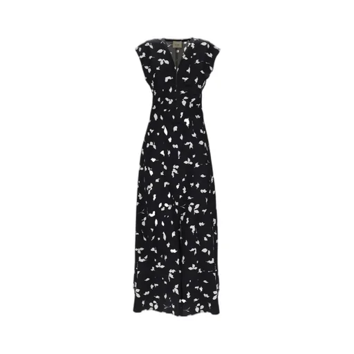 Alysi Printed V-Neck Maxi Dress