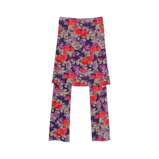 Patterned Casual Pants