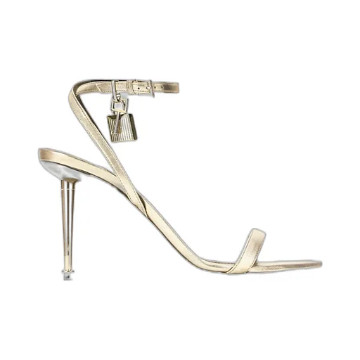 Pointed-Toe High-Heeled Sandals