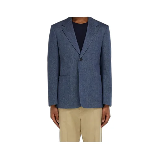 Single Breasted Denim Blazer