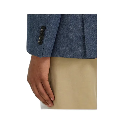 Single Breasted Denim Blazer