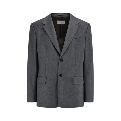 Single Breasted Flannel Blazer