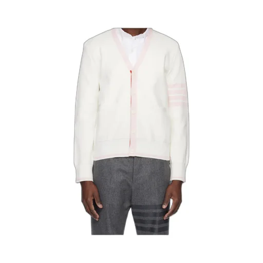 4-Bar V-Neck Cardigan