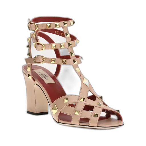 Valentino Studdy Strappy Heeled Sandals