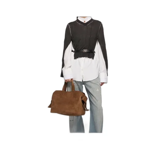 Musubi Knot-Detail Tote Bag