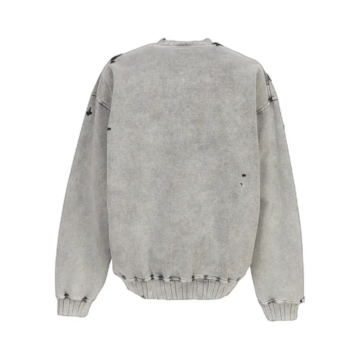 Bleached Half Zip Pullover