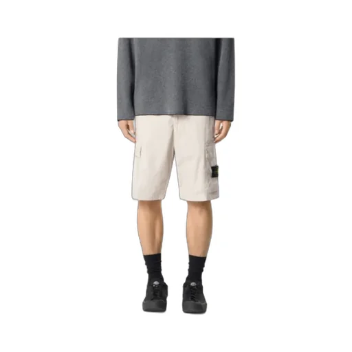 Logo Patch Cargo Shorts