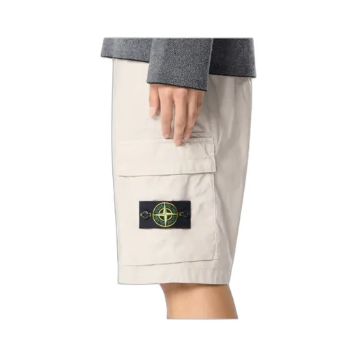 Logo Patch Cargo Shorts