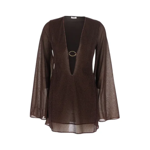 Ring-Detail Mini Dress