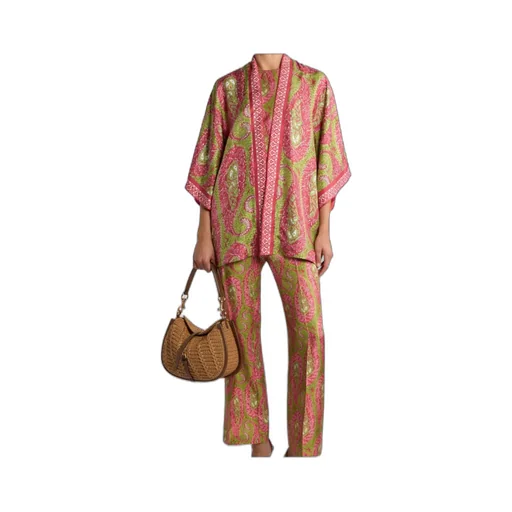 Paisley Foliage Silk Twill Jacket