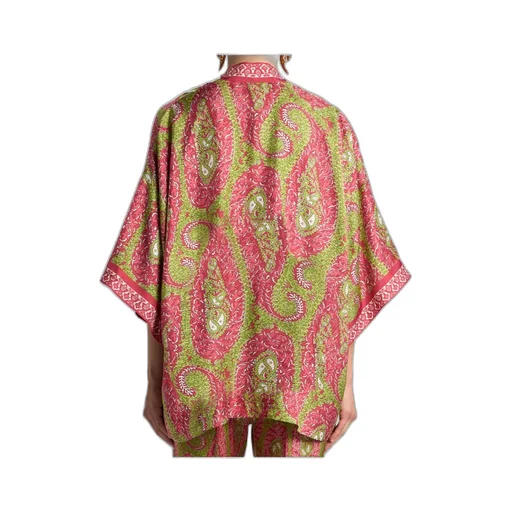 Paisley Foliage Silk Twill Jacket