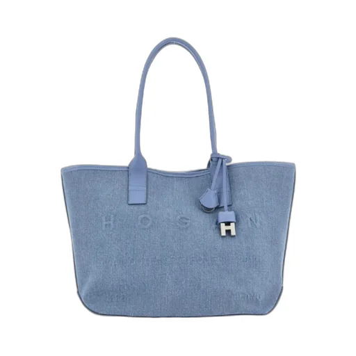 Hogan Logo Detail Top Handle Bag