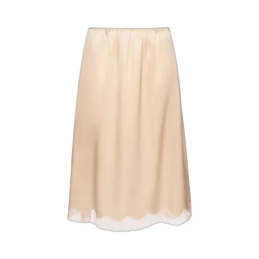 Lace-Trim Slip Skirt