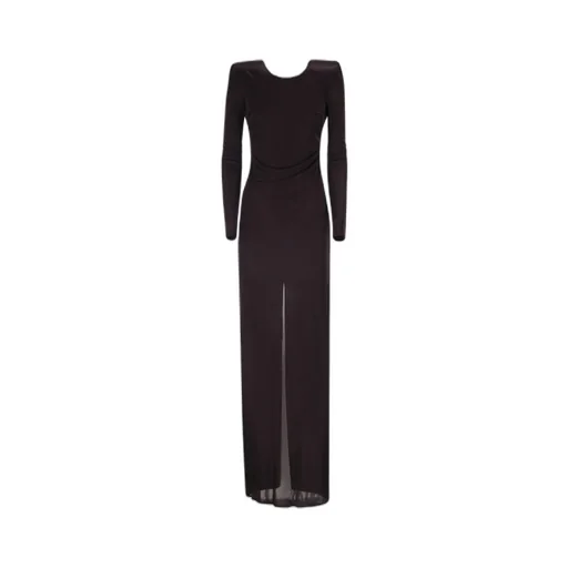 Elisabetta Franchi Chain Detailed Carpet Dress