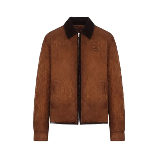 Leather Long-Sleeved Jacket
