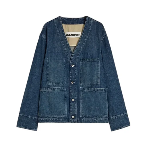Patch Pocket Cotton Shirt Jacket