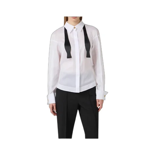 Elisabetta Franchi Bow Tie Voile Shirt