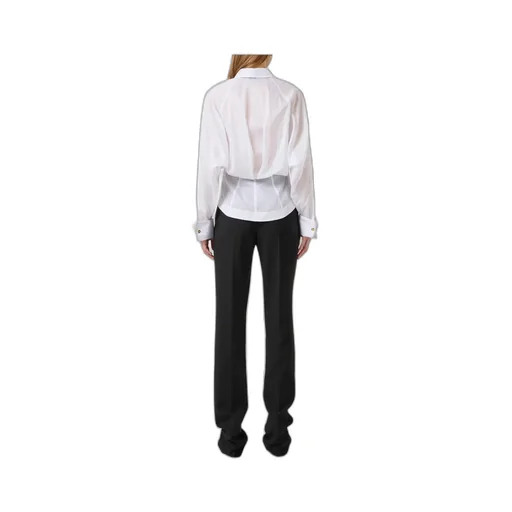 Elisabetta Franchi Bow Tie Voile Shirt