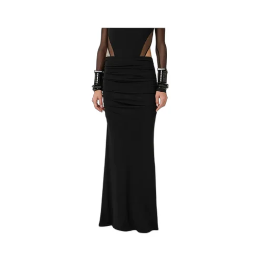 Draping Jersey Long Skirt