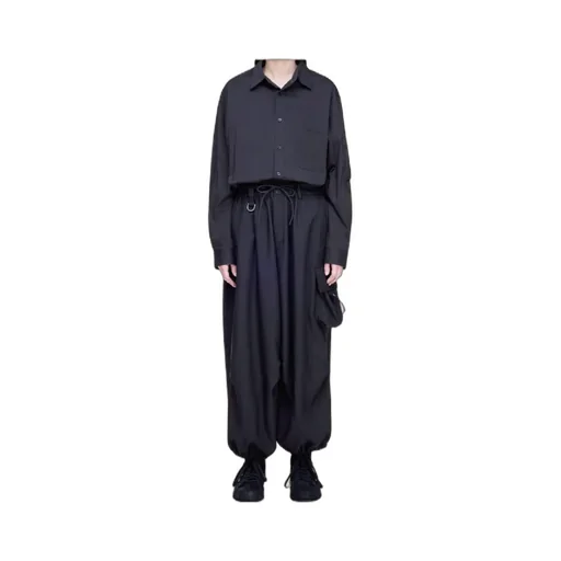 Y-3 Sport Uniform Wide Cargo Trousers