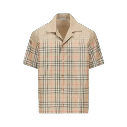 Burberry Short Sleeved Checked Shirt