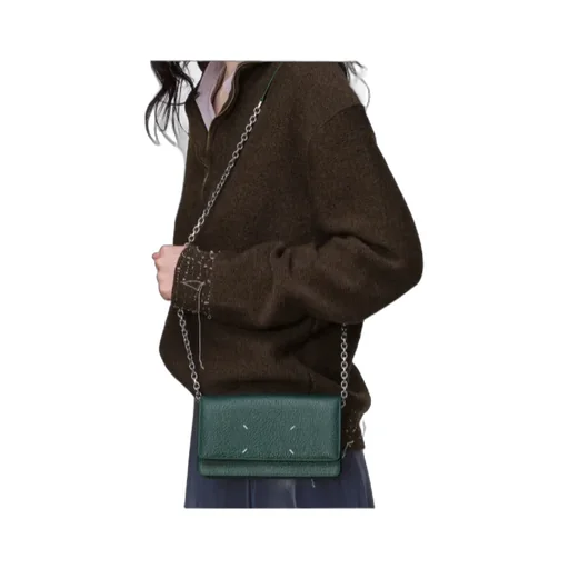 Maison Margiela Chain Strap Leather Wallet