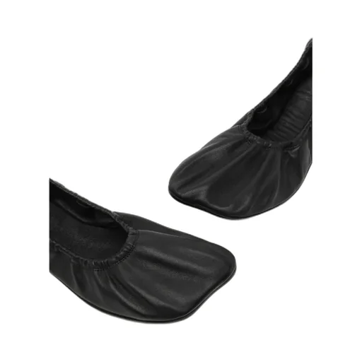 Mm6 Maison Margiela Square Toe Slip-On Flat Shoes