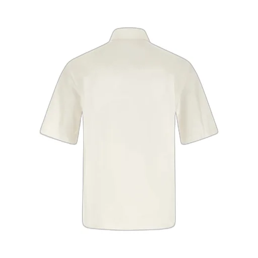 Jil Sander Logo Embroidered Short-Sleeved Shirt