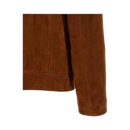 Brioni Suede Zip-Front Jacket