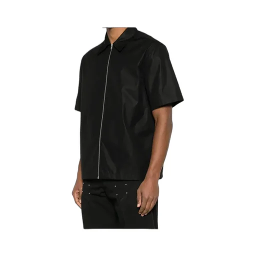 Jil Sander Short-Sleeved Zip-Up Shirt