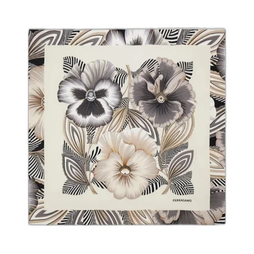 Brezza Print Silk Scarf