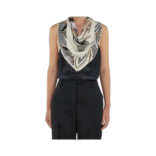 Brezza Print Silk Scarf