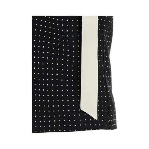 Tom Ford Polka Dot Patterned Tuxedo Band Top