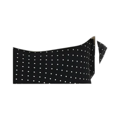 Tom Ford Polka Dot Patterned Tuxedo Band Top