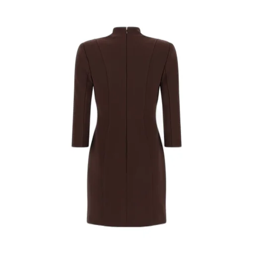 Elisabetta Franchi Logo Plaque Mini Dress