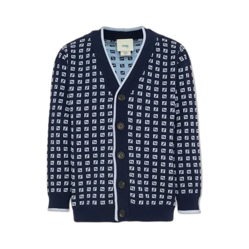 Ff-Motif Cardigan