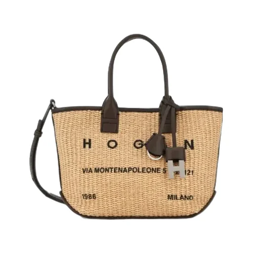 Hogan Script Mini Shopping Bag