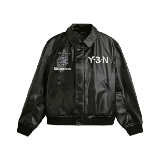 Y-3 Logo Print Bomber Jacket