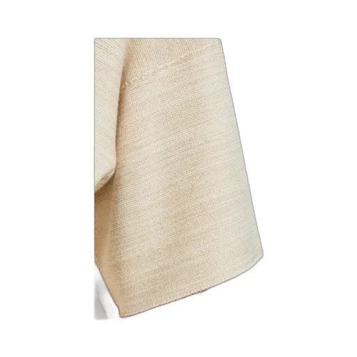 Fabiana Filippi Lurex Thread Crewneck Ribbed Top