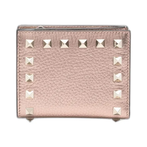 Rockstud Leather Wallet