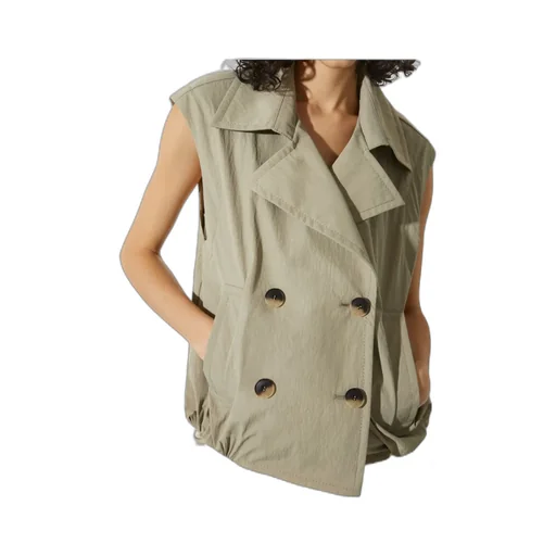 Cropped Nylon Jacket
