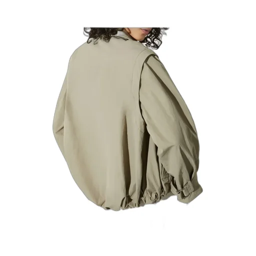 Cropped Nylon Jacket